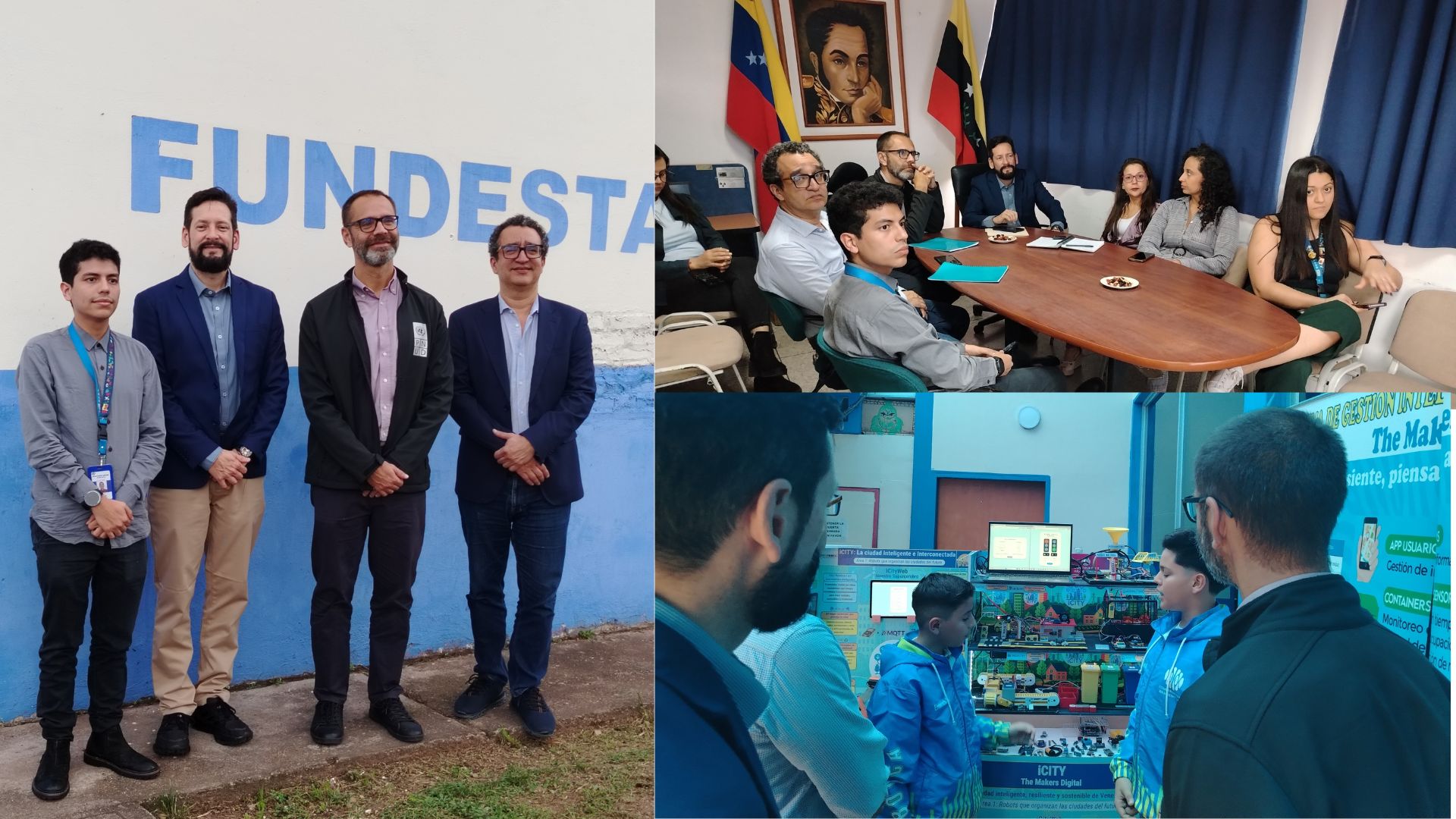 FUNDESTA recibe visita de representantes del PNUD para fortalecer alianzas en pro del desarrollo económico y social del Táchira