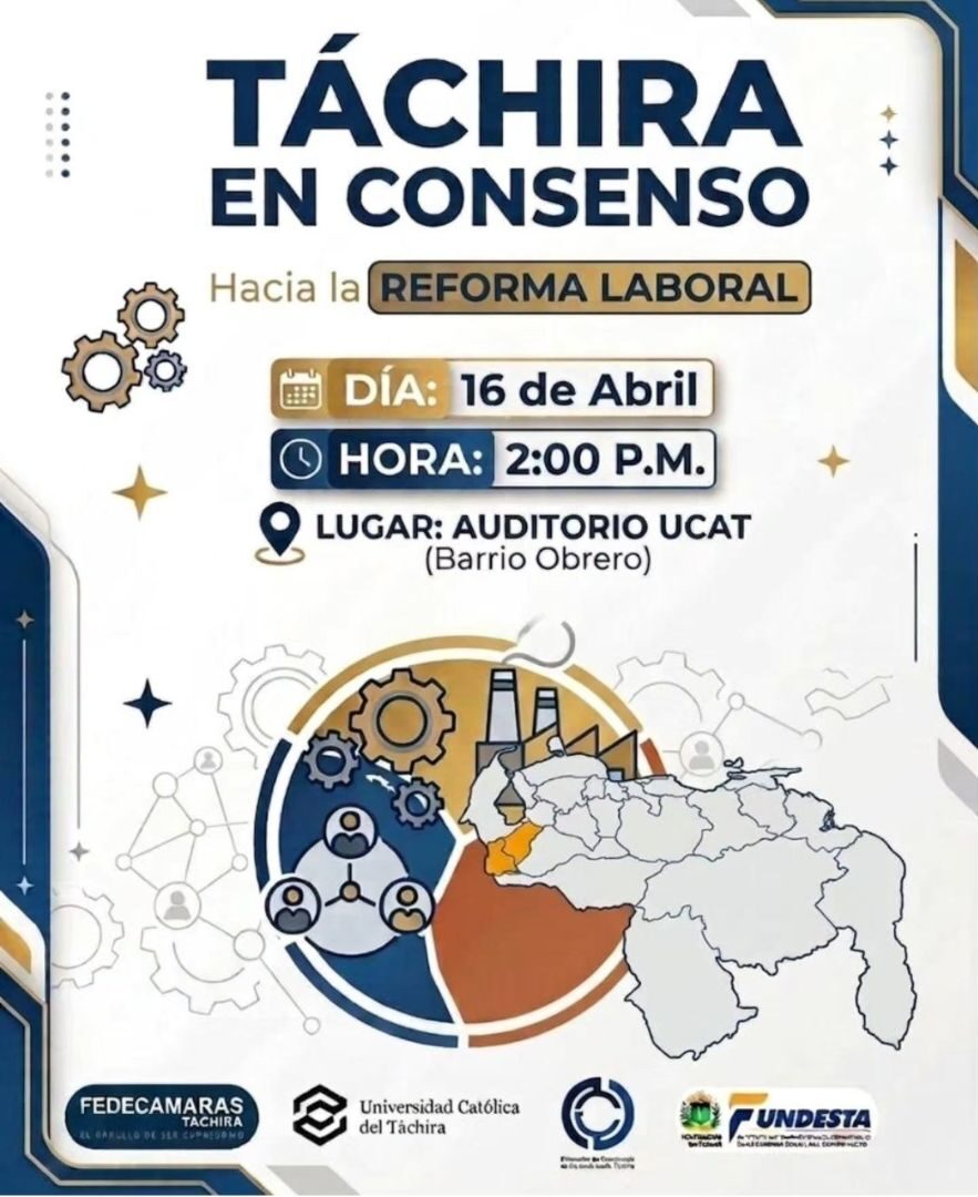 Táchira se une en consenso para impulsar una reforma laboral que responda a la realidad fronteriza
