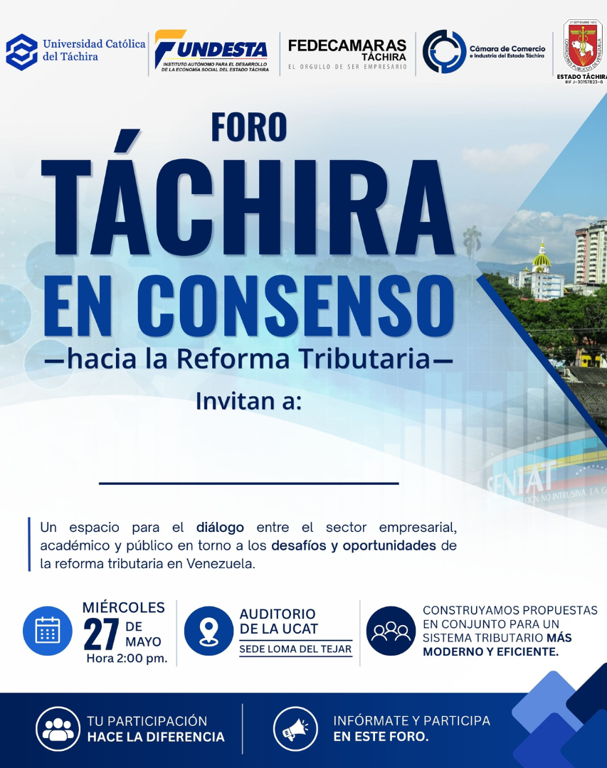 Foro: Táchira en Consenso ´Hacia la Reforma Tributaria´