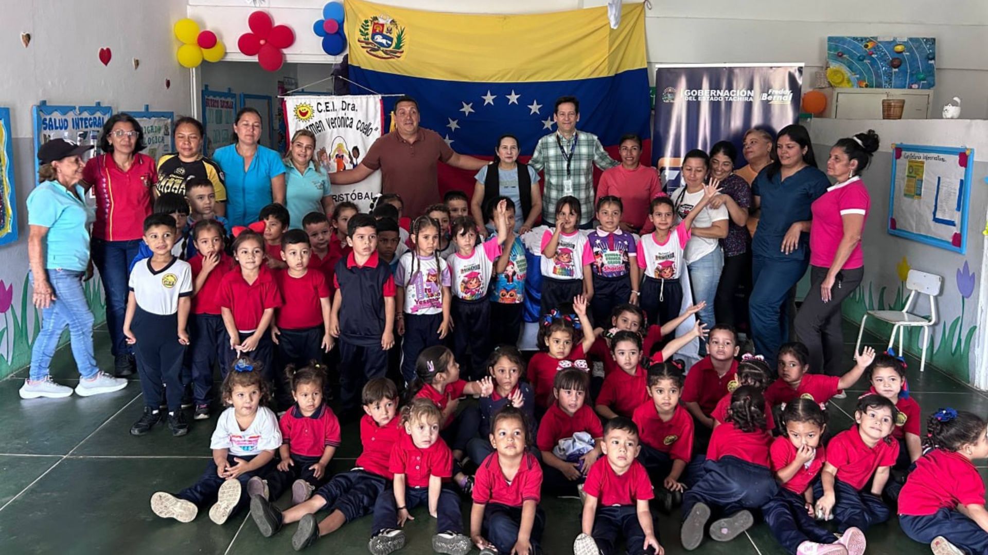 Gobernación del Táchira y Fundesta visten de alegría el Centro de Inicial ‘Dra. Carmen Verónica de Coello’